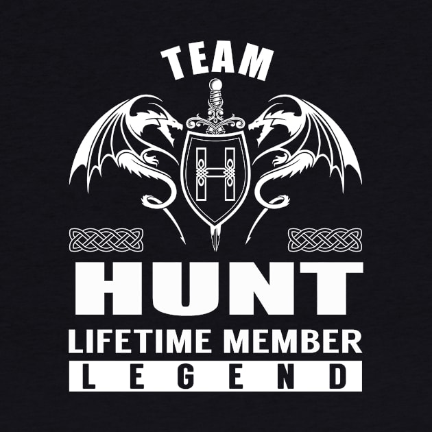 Team HUNT Lifetime Member Legend by Lizeth